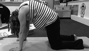 pregnancy yoga frome Cat pose